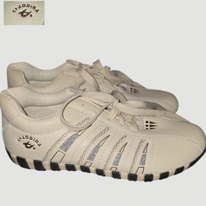 CHAODI SPORT Cream Athletic Shoes Womens 38/6